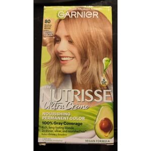 # 80 Garnier Nutrisse Nourishing‎ Hair Color Creme  Medium Natural Blonde